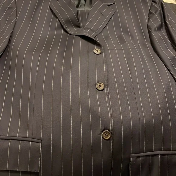 Polo Ralph Lauren Corneliani Navy Three Button Suit 46L - Picture 6 of 7